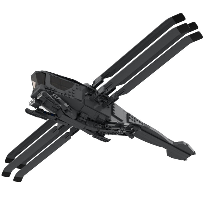 MOC - 93682 Science Fiction Style Imperial Ornithopter Model - LesDiy -