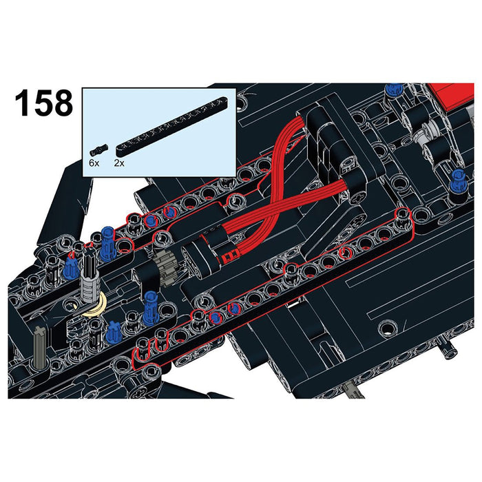 MOC - 95766 McLaren F1 MCL35M (8386 Base) 1:10 Scale - LesDiy -