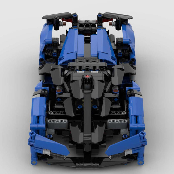 MOC - 95786 V12 GT Supercar Model MOC Racing Car - LesDiy -