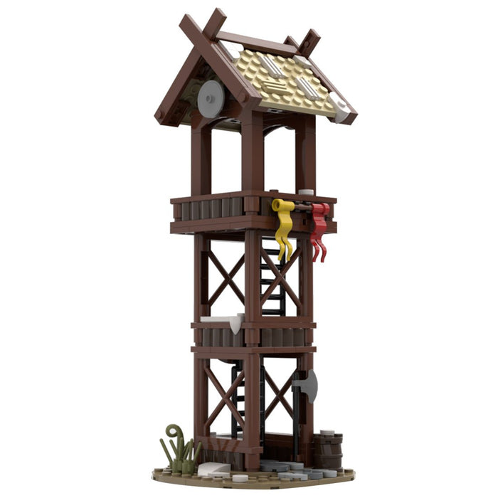 MOC - 95891 The Viking Tower Medieval Building Blocks - LesDiy - building blocks -