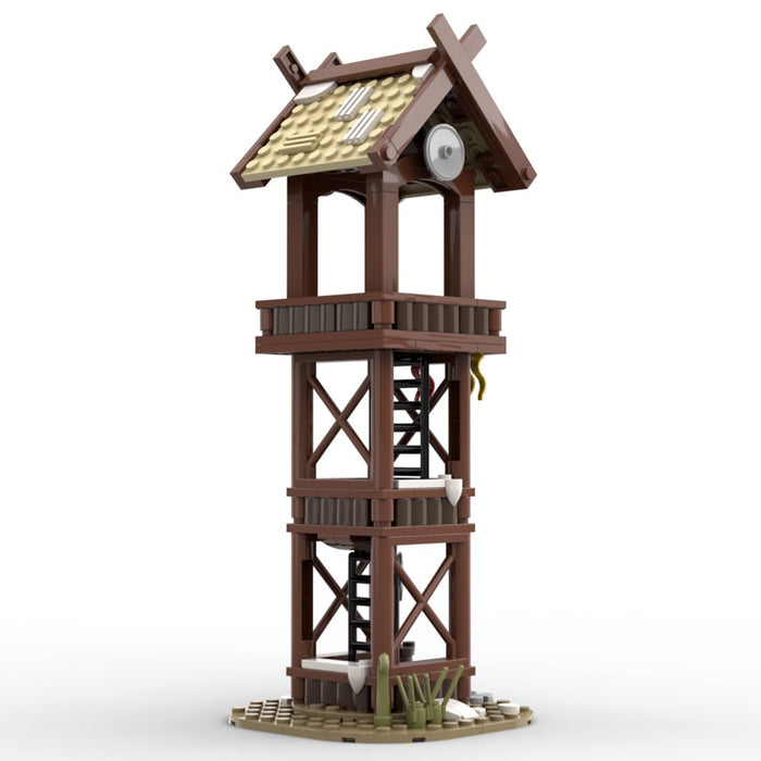 MOC - 95891 The Viking Tower Medieval Building Blocks - LesDiy - building blocks -