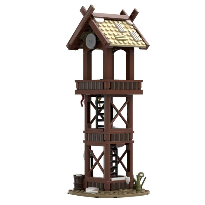 MOC - 95891 The Viking Tower Medieval Building Blocks - LesDiy - building blocks -