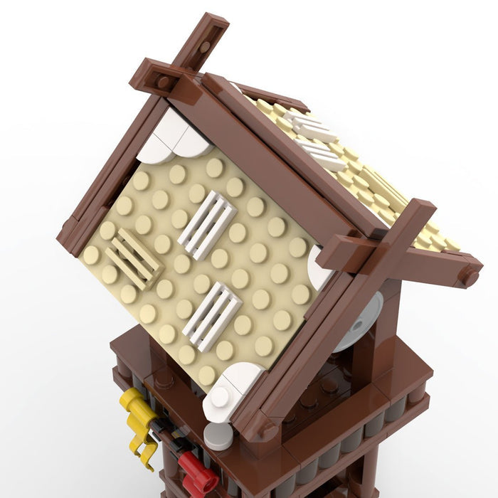 MOC - 95891 The Viking Tower Medieval Building Blocks - LesDiy - building blocks -