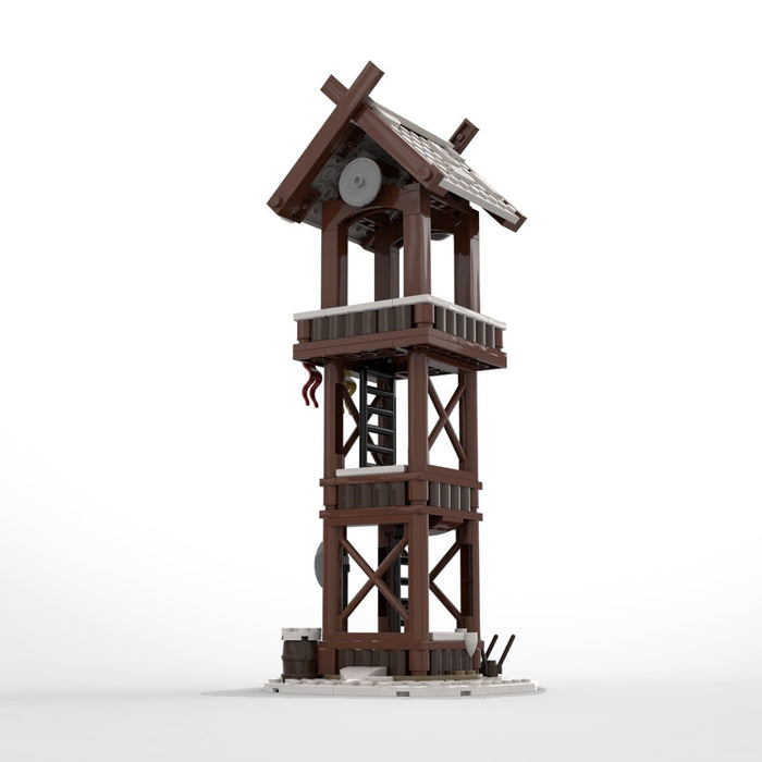 MOC - 95891 Winter Viking Tower Parts Building Blocks - LesDiy - Building Blocks -