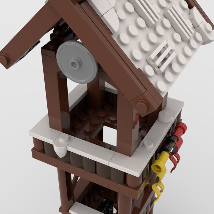 MOC - 95891 Winter Viking Tower Parts Building Blocks - LesDiy - Building Blocks -