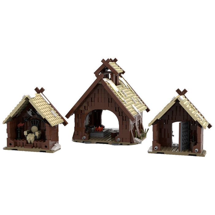 MOC - 96080 The Viking Mead Hall Building Blocks - LesDiy - building blocks -