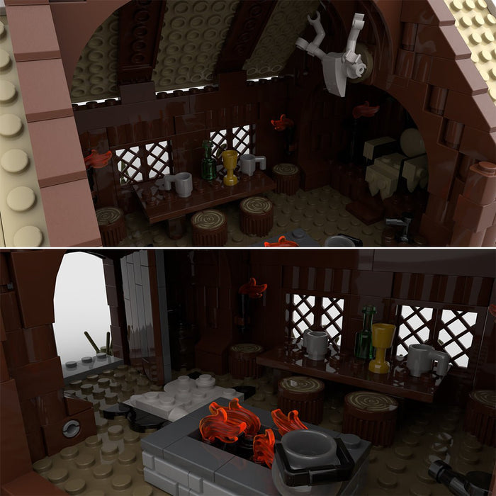 MOC - 96080 The Viking Mead Hall Building Blocks - LesDiy - building blocks -