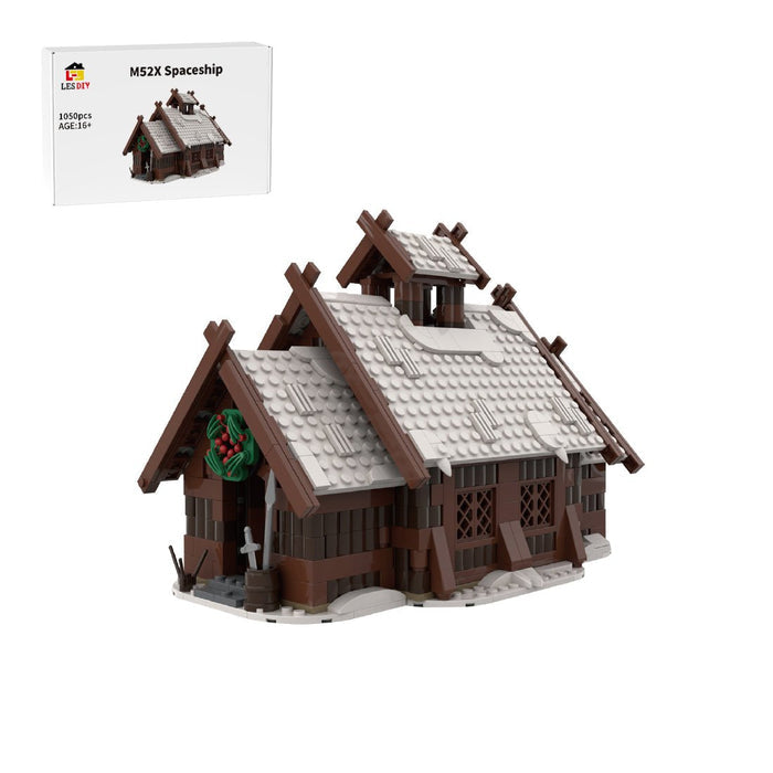 MOC - 96080 Winter Viking Mead Hall Building Blocks - LesDiy - Building Blocks -