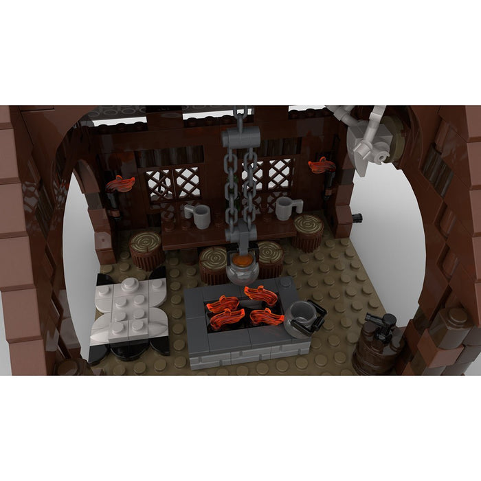 MOC - 96080 Winter Viking Mead Hall Building Blocks - LesDiy - Building Blocks -