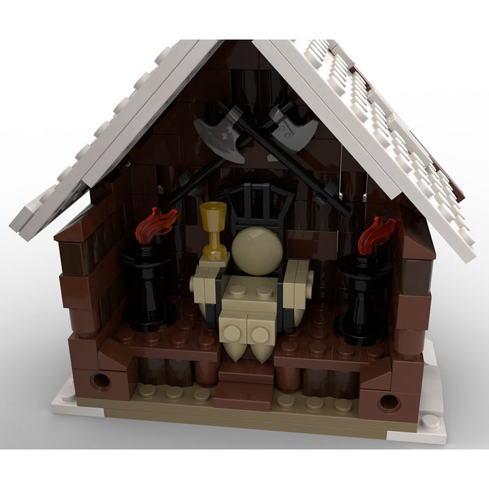 MOC - 96080 Winter Viking Mead Hall Building Blocks - LesDiy - Building Blocks -