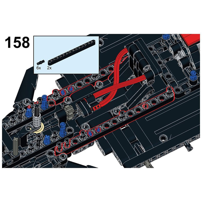 Moc - 96306 Red Bull Racing Honda F1 RB16B (8386 Base) 1:10 Scale - LesDiy -
