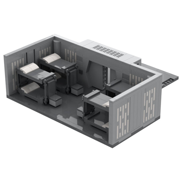 MOC - 97474 Sci - fi Space Modular Barracks Model - LesDiy -