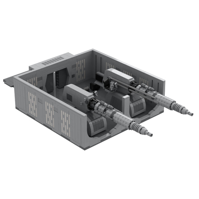 MOC - 97477 Sci - fi Space Wars Modular Cannon House - LesDiy -