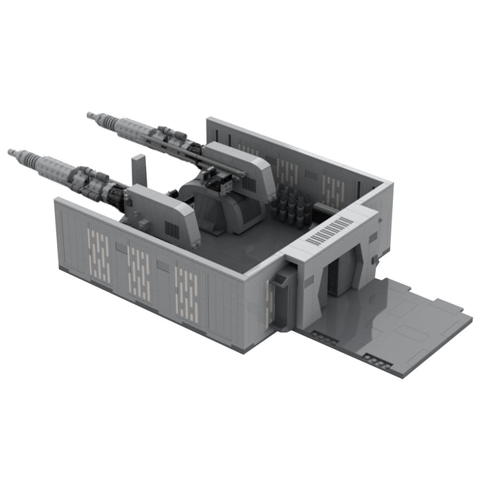MOC - 97477 Sci - fi Space Wars Modular Cannon House - LesDiy -