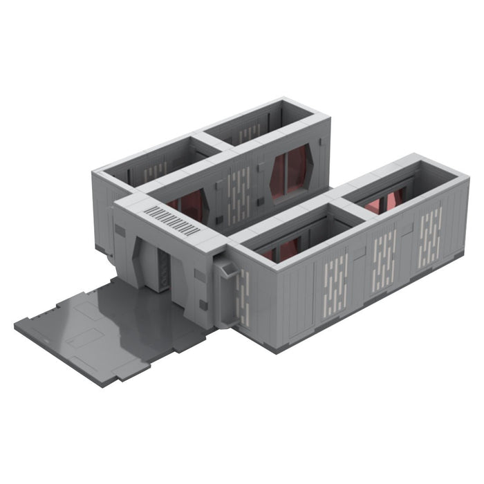 MOC - 97479 Sci - fi Space Wars Modular Prison Model - LesDiy -