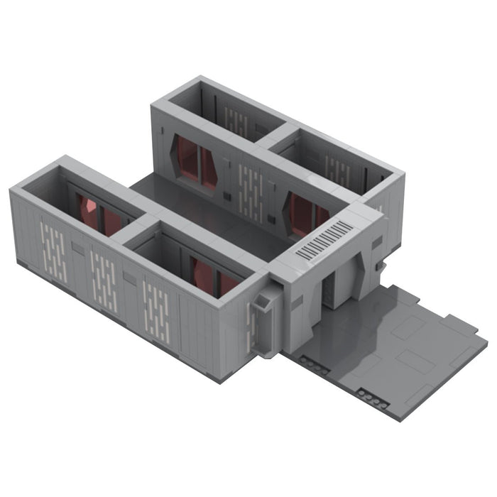 MOC - 97479 Sci - fi Space Wars Modular Prison Model - LesDiy -