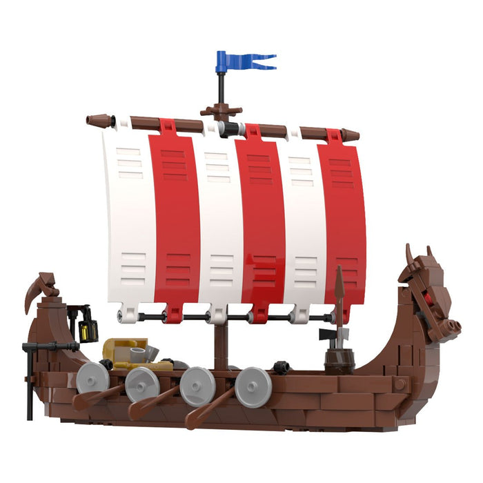 MOC - 98225 The Viking Longship - LesDiy -