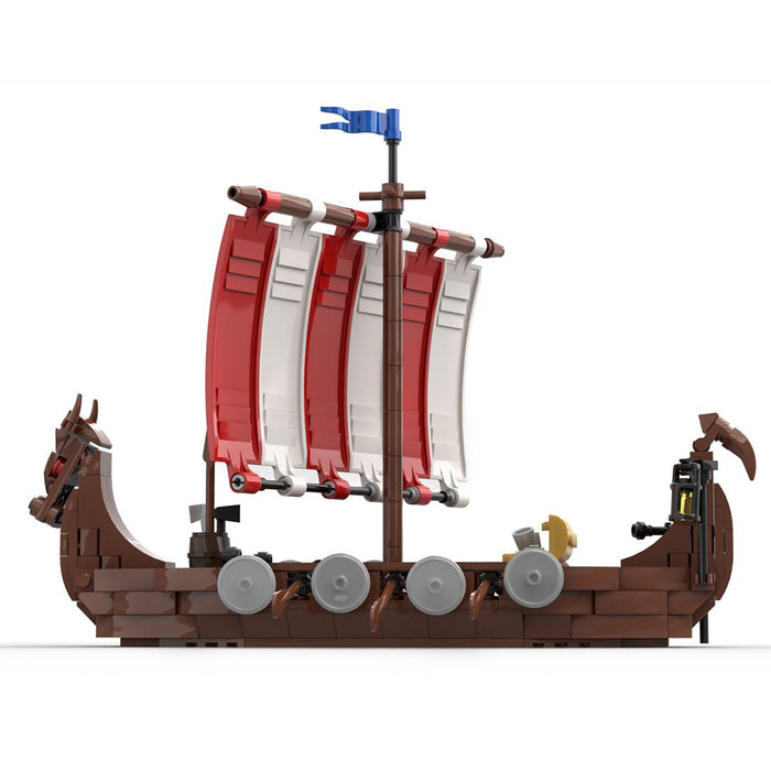 MOC - 98225 The Viking Longship - LesDiy -