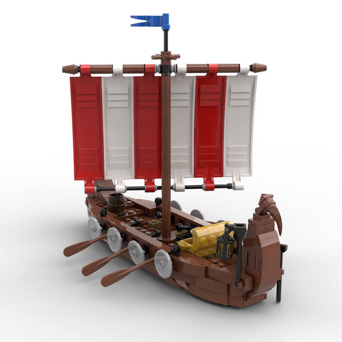 MOC - 98225 The Viking Longship - LesDiy -