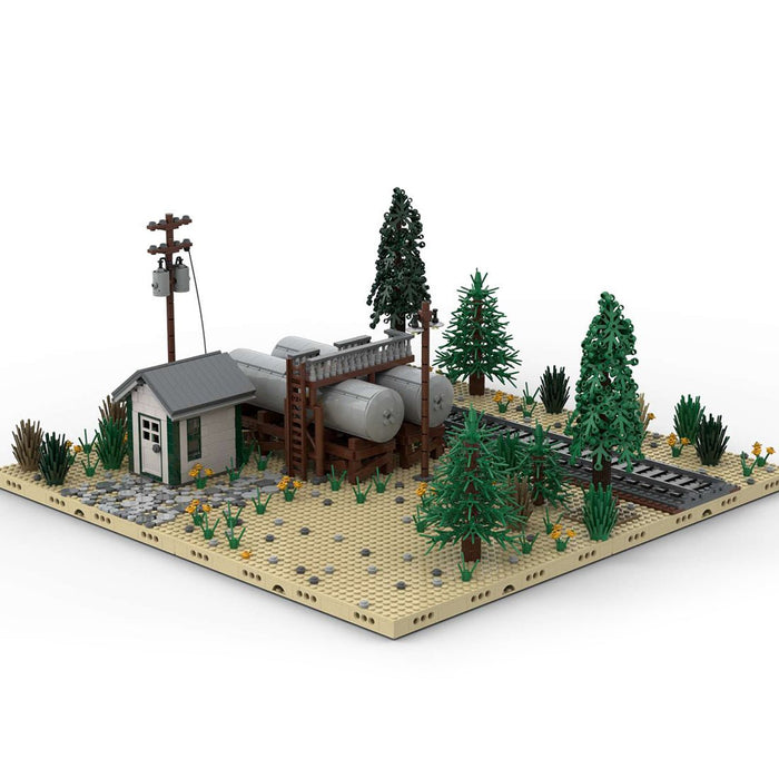 MOC - 98501 National Oil Tanks Building Blocks - LesDiy - Building Blocks -