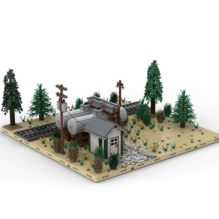 MOC - 98501 National Oil Tanks Building Blocks - LesDiy - Building Blocks -