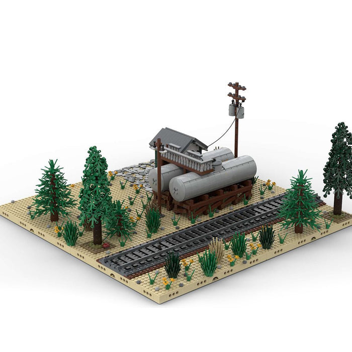 MOC - 98501 National Oil Tanks Building Blocks - LesDiy - Building Blocks -
