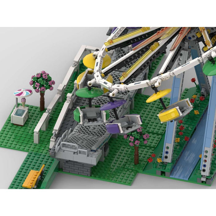 MOC - 99505 Ferris Wheel Model(Dynamic Version) - LesDiy -