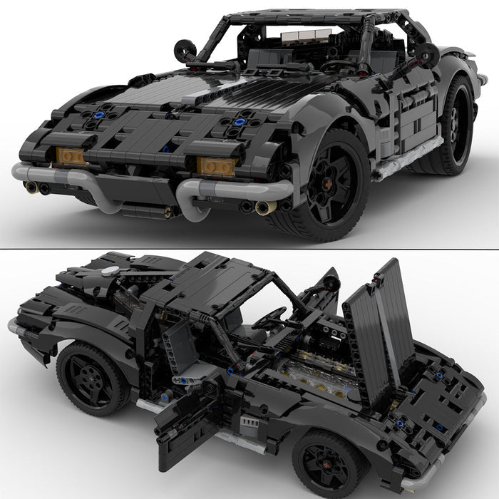 MOC - 99666 Corvette Sting Ray 1963 - LesDiy -