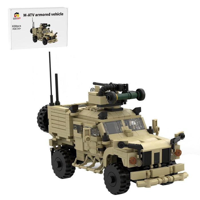 MOC Armored Vehicle M - ATV Military Building Block - LesDiy - Building Blocks -