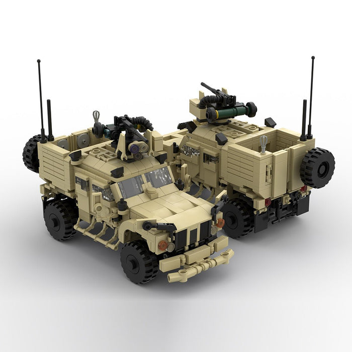MOC Armored Vehicle M - ATV Military Building Block - LesDiy - Building Blocks -