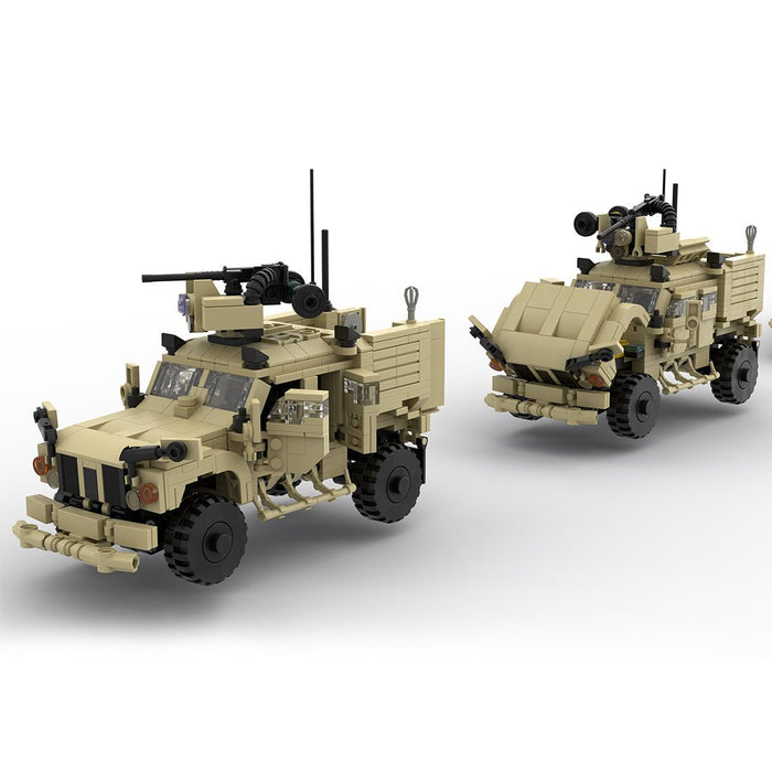 MOC Armored Vehicle M - ATV Military Building Block - LesDiy - Building Blocks -