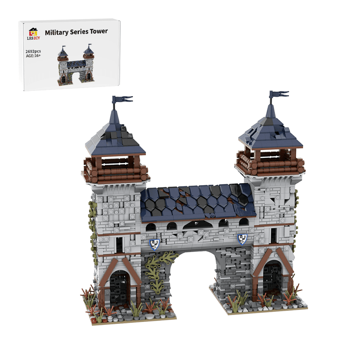 MOC Black Falcon Outpost - LesDiy - MOC -