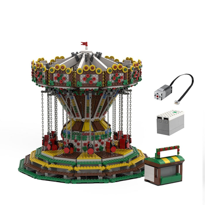 MOC Christmas Chained Carousel - LesDiy -