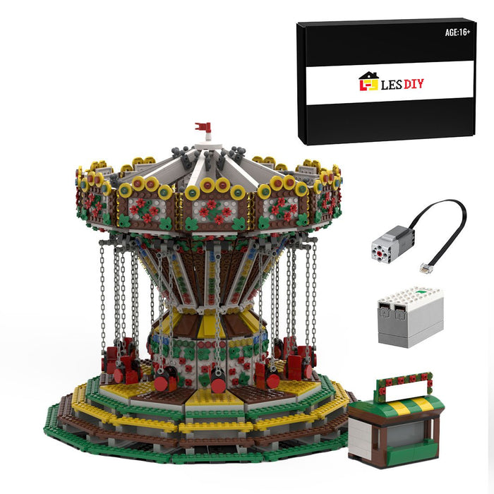 MOC Christmas Chained Carousel - LesDiy -