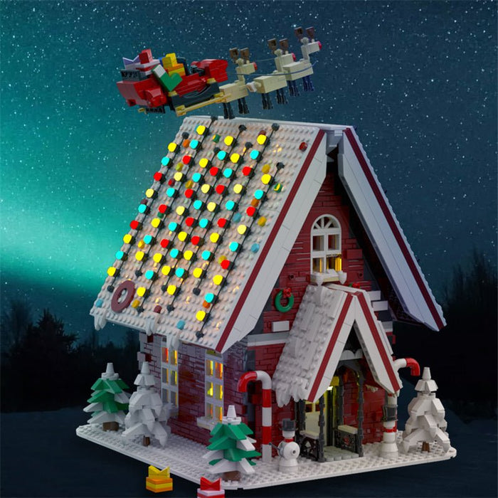 MOC Christmas House - LesDiy - MOC -