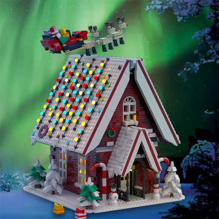 MOC Christmas House - LesDiy - MOC -