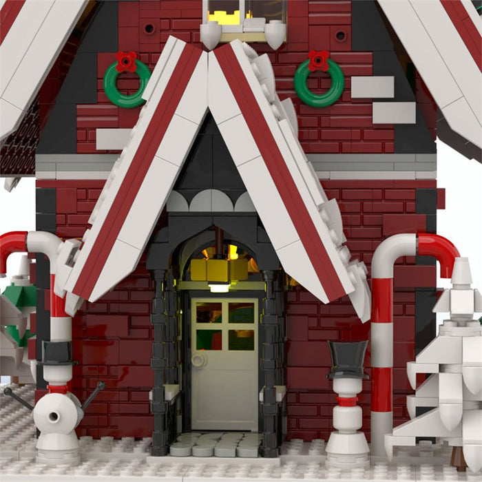 MOC Christmas House - LesDiy - MOC -