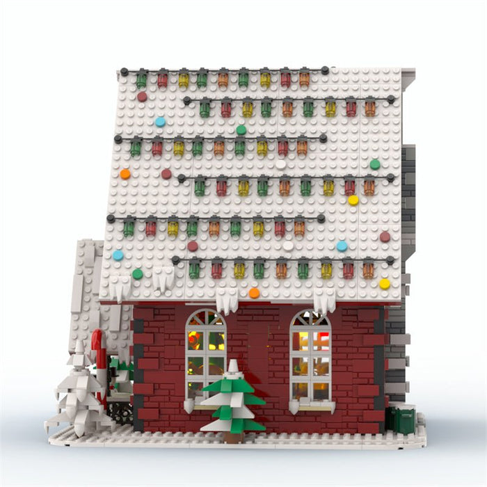 MOC Christmas House - LesDiy - MOC -