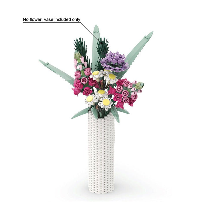 MOC Classical White Vase - LesDiy