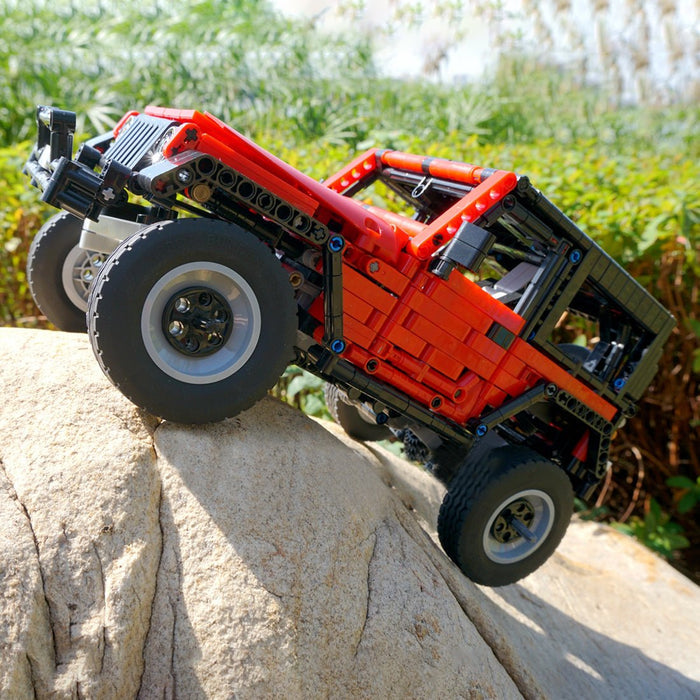 MOC Electric RC Wasteland Off - road Vehicle Building Blocks - LesDiy -
