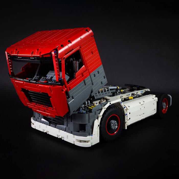MOC Electric Remote Control Racing Truck Building Block - LesDiy -