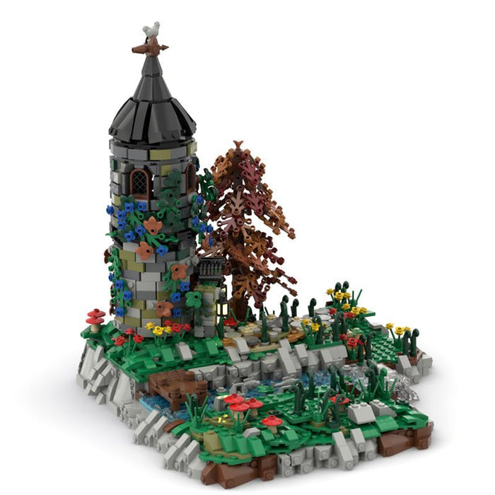 MOC Medieval Gray Tower - LesDiy - MOC -