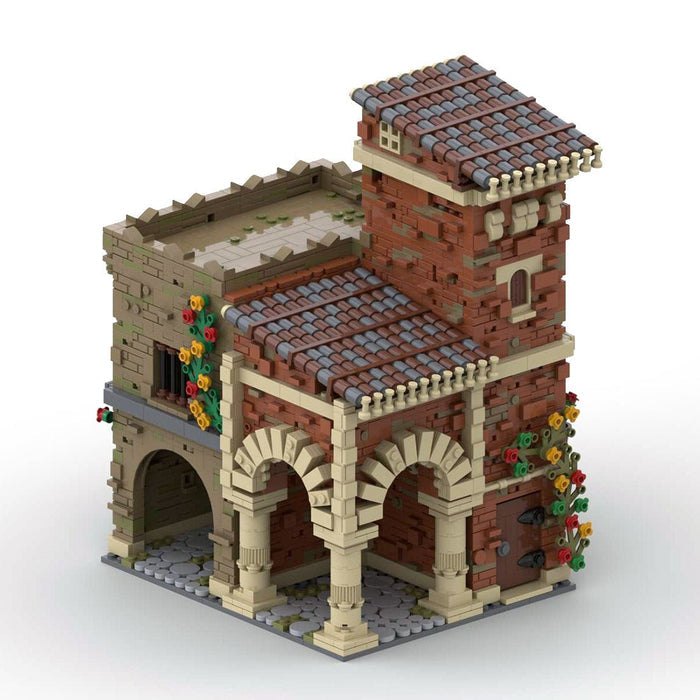 MOC Medieval Streetscape Restaurant - LesDiy -