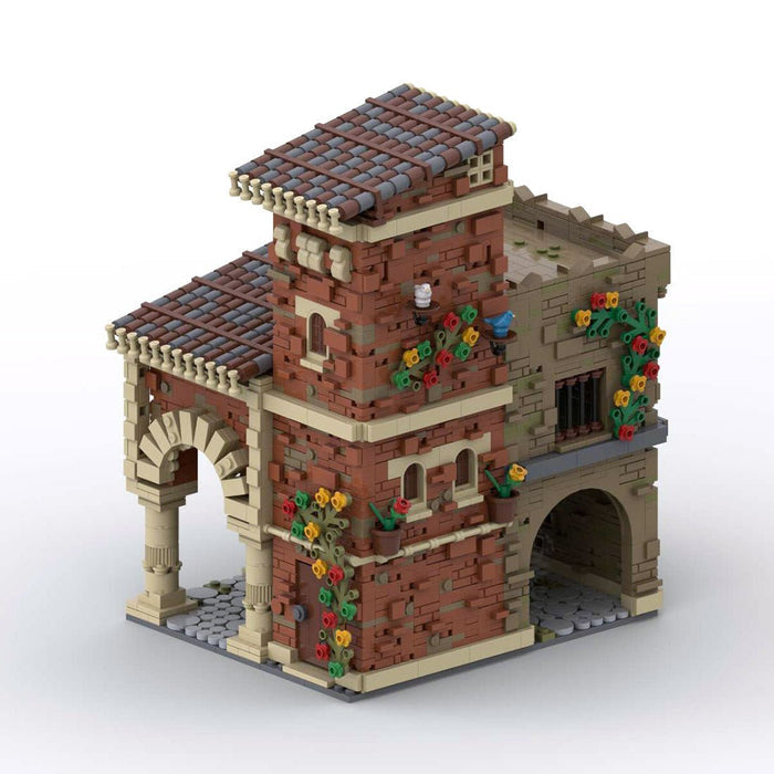 MOC Medieval Streetscape Restaurant - LesDiy -
