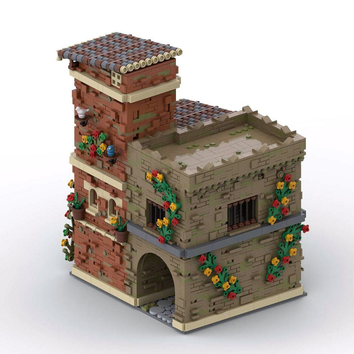 MOC Medieval Streetscape Restaurant - LesDiy -