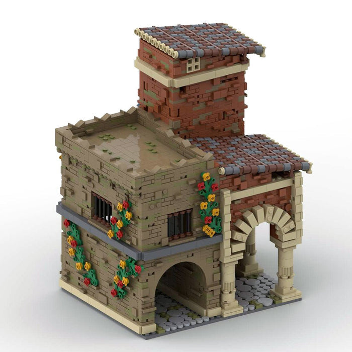 MOC Medieval Streetscape Restaurant - LesDiy -
