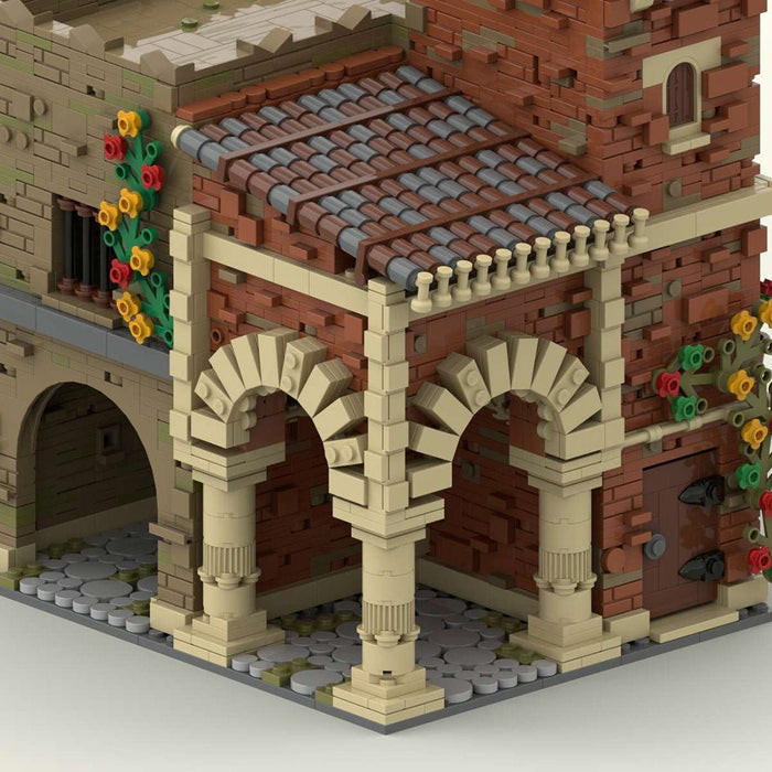 MOC Medieval Streetscape Restaurant - LesDiy -