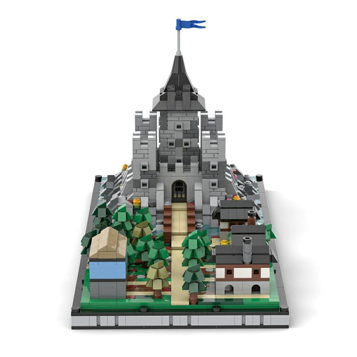 MOC Microscale Castle Village Diorama - LesDiy - MOC -