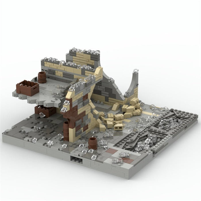 MOC Ruined House - LesDiy - MOC -