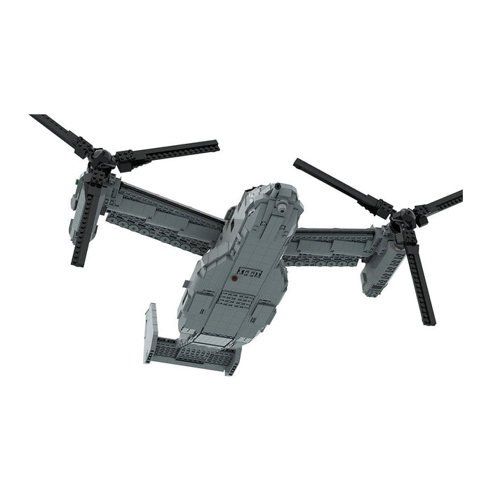 MOC V - 22 Fishhawk Tilt - Rotor Aircraft - LesDiy -